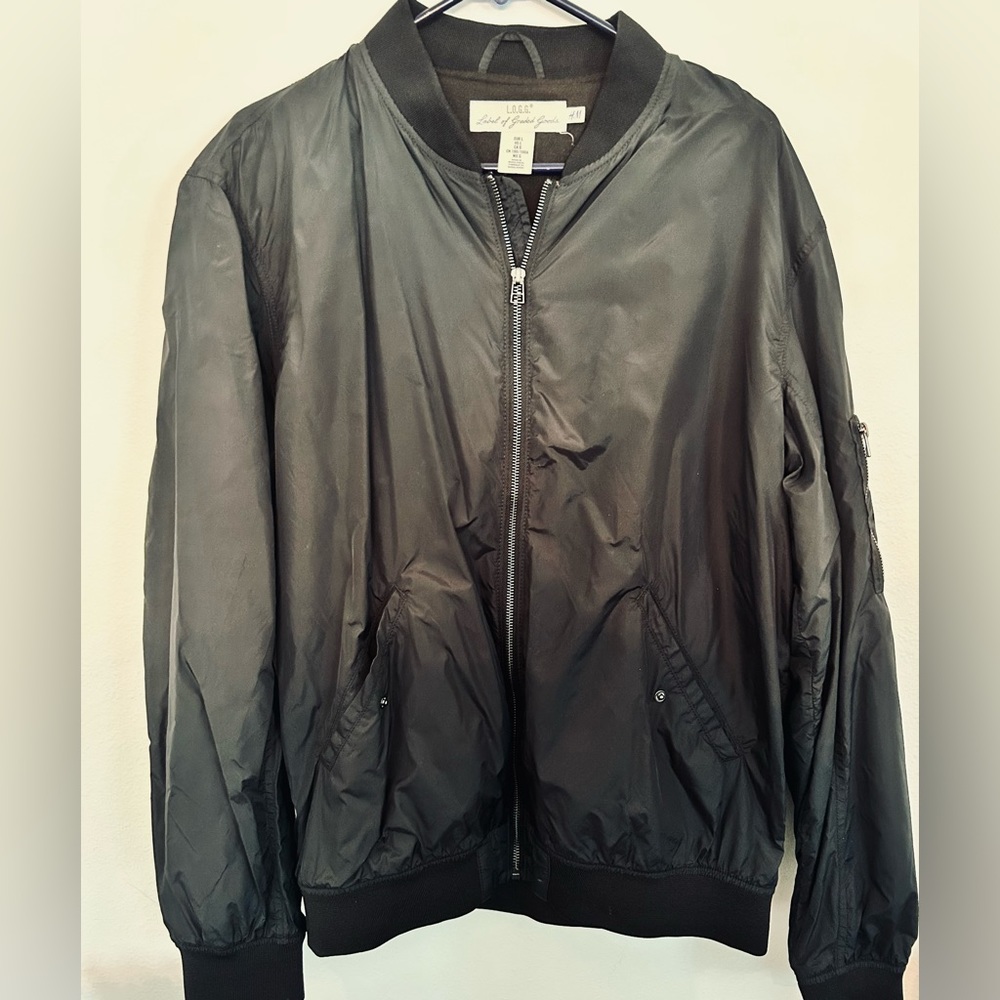 Lightweight Bomber Jacket - Black